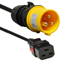 IEC 60309 (4h) 20 Amp 125 Volt Locking Detachable Cord Set